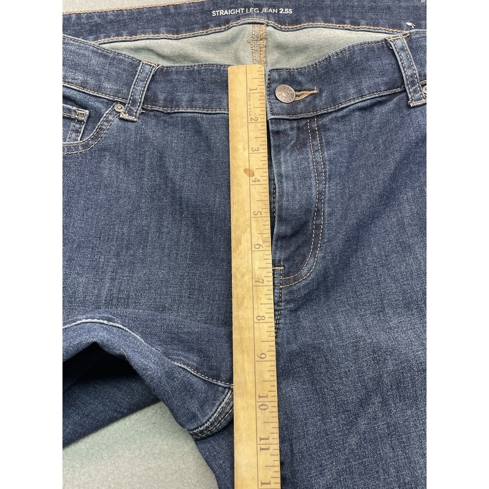Chico's Straight Leg Jeans Sz 2.5s US 17x27 NEW - Picture 5 of 8